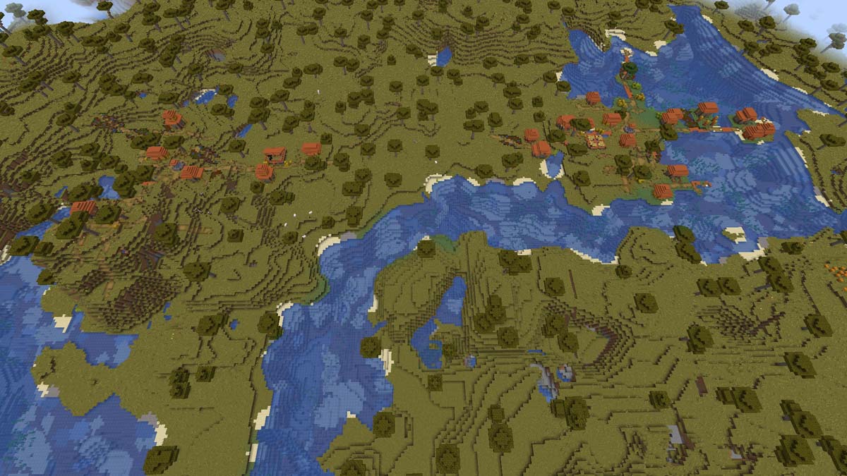 Minecraft villages appear in savanna