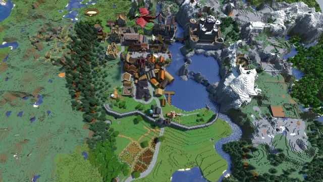 Mapa Minebur z Planet Minecraft