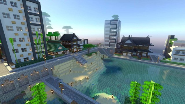 Nowoczesna mapa miasta z Planet Minecraft