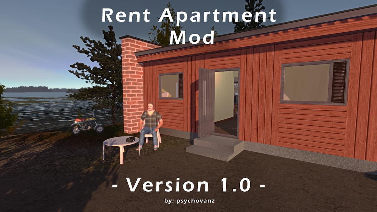 Apartment building near lake for rent with mod in my Summer Car