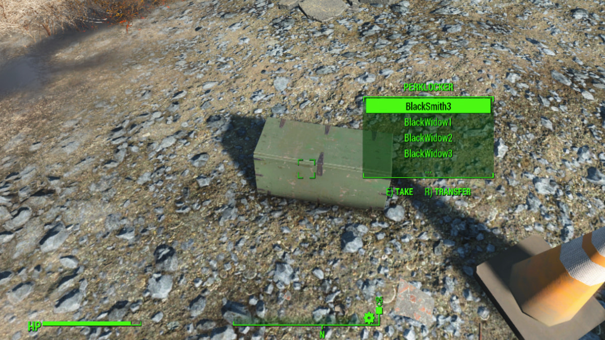 Perklocker with perk choices from mod in Fallout 4