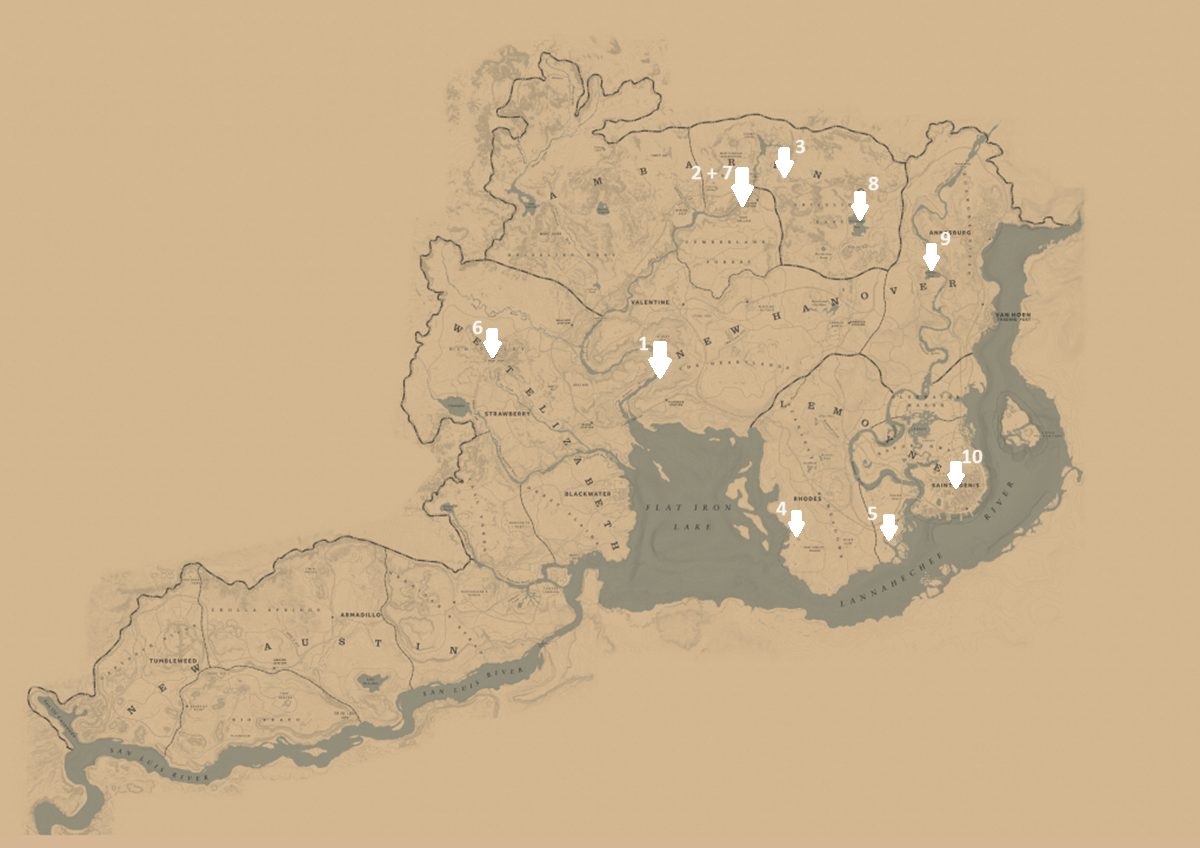 Where to Find Every Confirmed Gold Bar Location in Red Dead Redemption