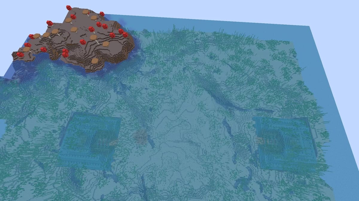 Minecraft の二重の海の記念碑