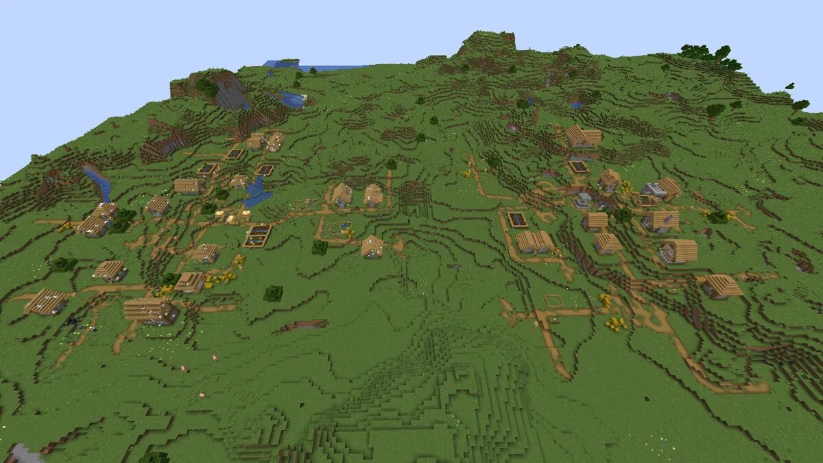 Double village in Minecraft