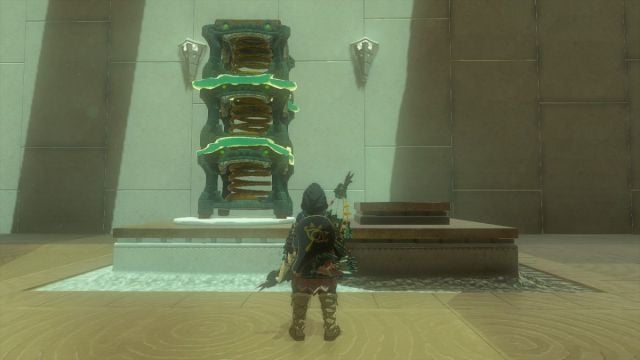 Zelda: Tears of the Kingdom Morok Shrine A Bouncy Device Shrine final springs puzzle