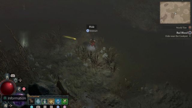 Diablo 4 Bad Blood quest molting shore hiding spot