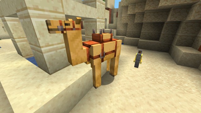 Minecraft Camel Taming Saddle