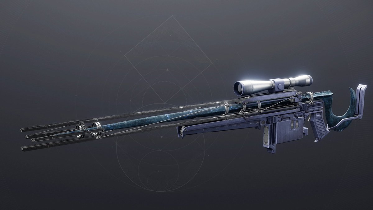 The Cloudstrike Exotic Sniper Rifle from Destiny 2: Beyond Light