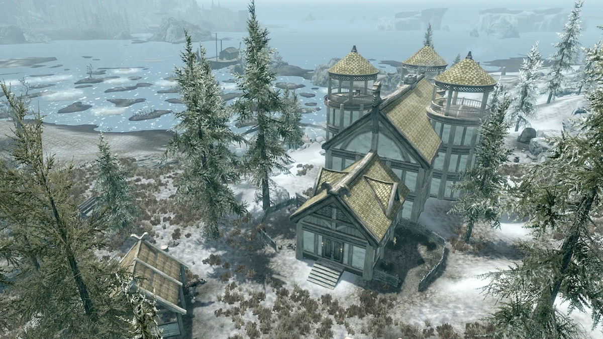 Player home to build, Windstad Manor, outside of Morthal in Skyrim