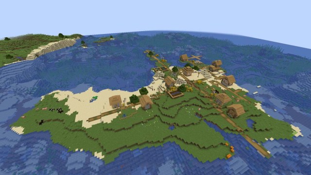 Top Best Minecraft Seeds Island Village Spawn 1