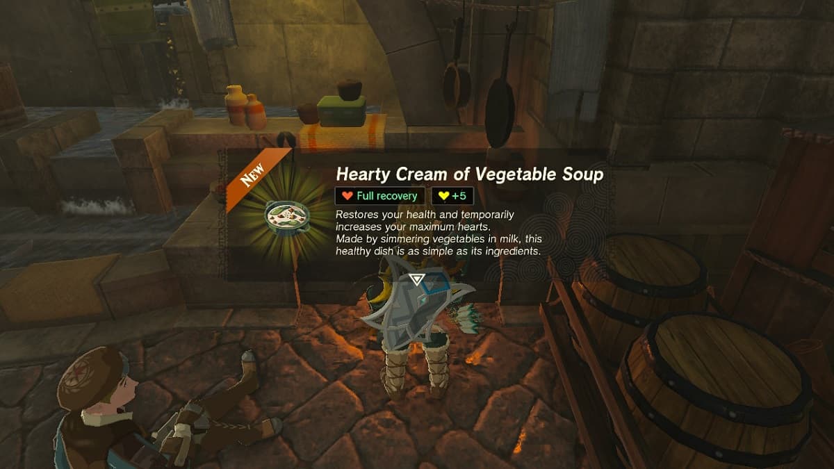 How to Make Cream of Vegetable Soup in Zelda: Tears of the Kingdom