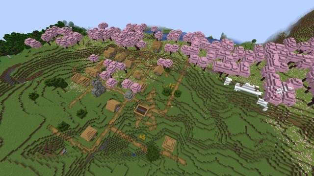 top best minecraft seeds cherry village