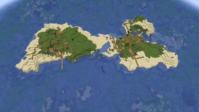 top best minecraft seeds double island village