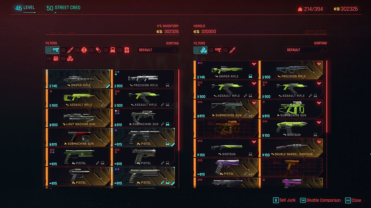 Cyberpunk 2077 Phantom Liberty: Where to Buy Iconic Weapons – GameSkinny