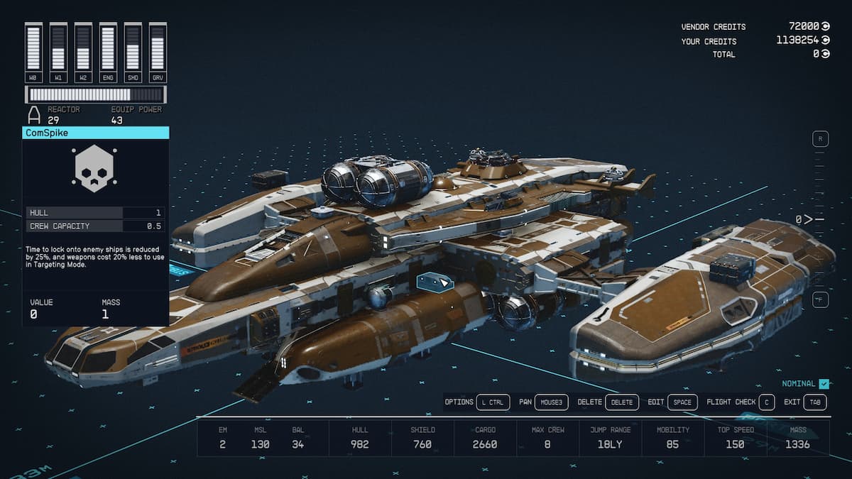 Starfield: How to Install ComSpike Module & Conduction Grid Module