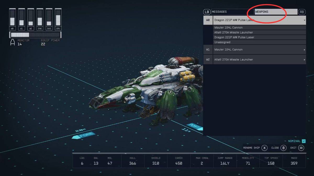 Starfield: How to Assign Weapons to Groups – GameSkinny