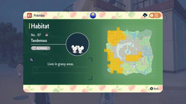 Tandemaus map location in Teal Mask DLC Pokemon Scarlet and Violet