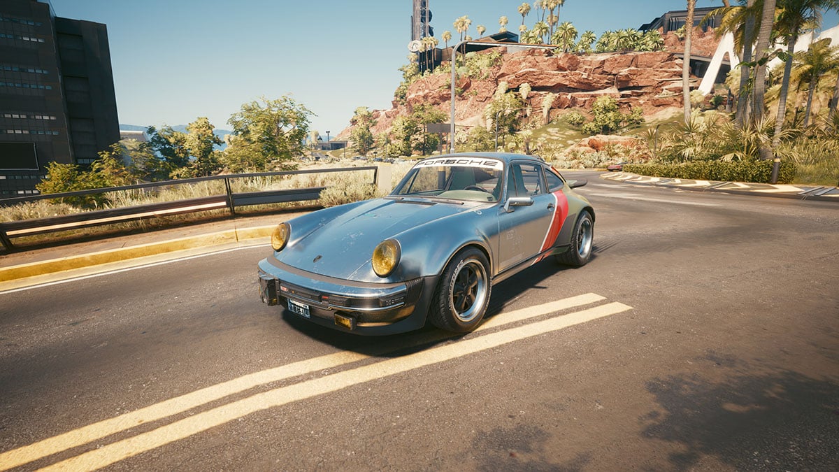 Cyberpunk 2077 All Johnny Silverhand Item Locations GameSkinny   Cyberpunk 2077 All Johnny Silverhand Items Porche Car 