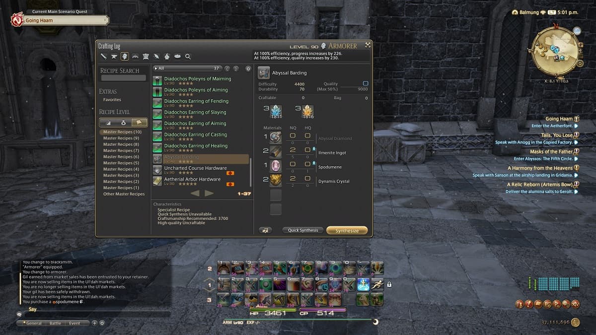 FFXIV: How to Get the Abyssal Barding – GameSkinny