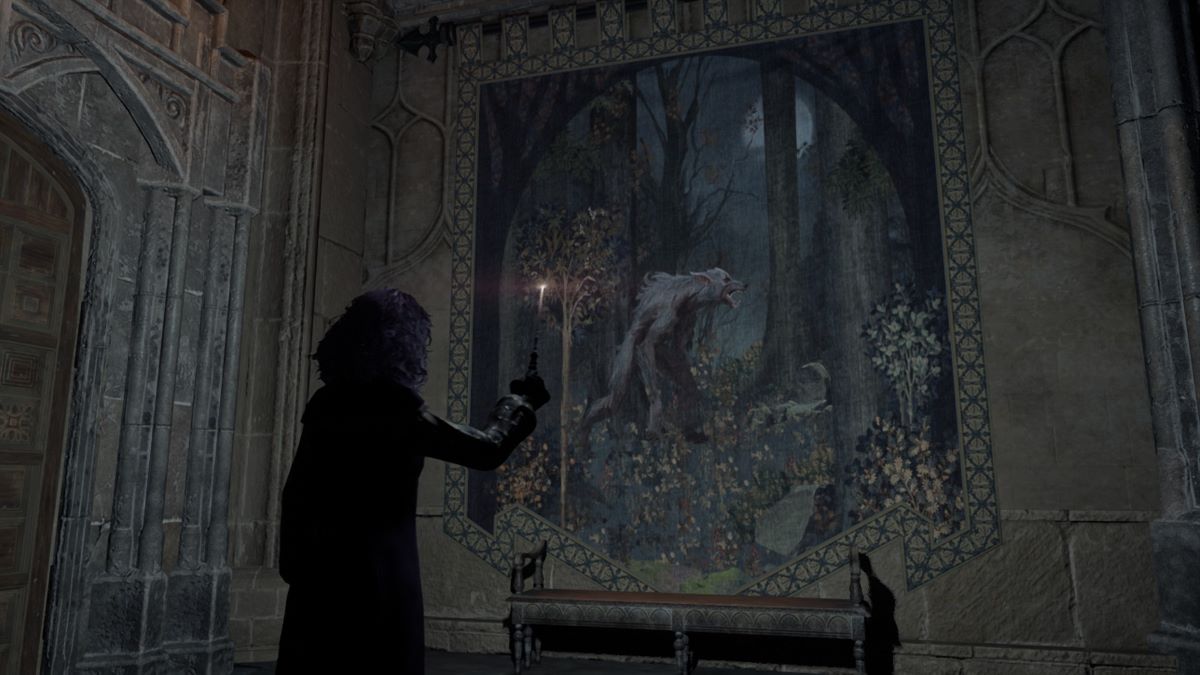 Hogwarts Legacy How to Enter the Werewolf Tapestry Room GameSkinny
