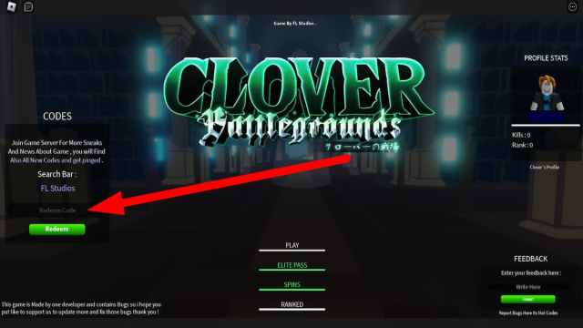 Clover Battlegrounds codes December 2023