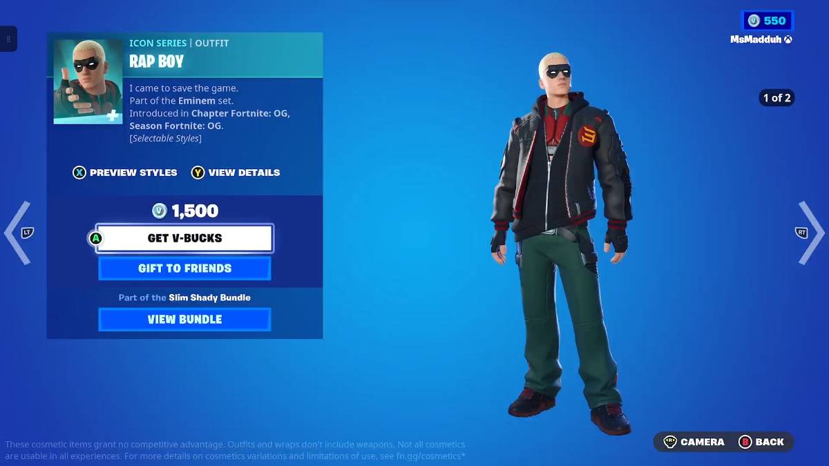 Fortnite: How to Get the Eminem Skins, Cosmetics, and Emotes – GameSkinny