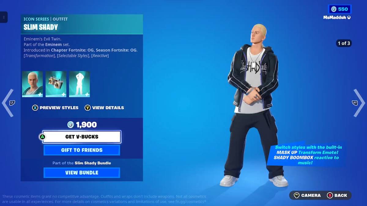 Fortnite How To Get The Eminem Skins Cosmetics And Emotes Gameskinny