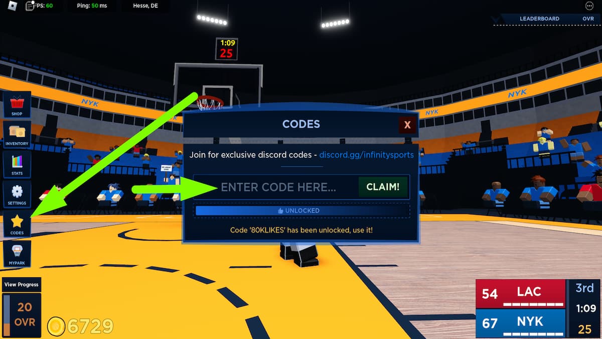 Basketball Legends codes December 2023