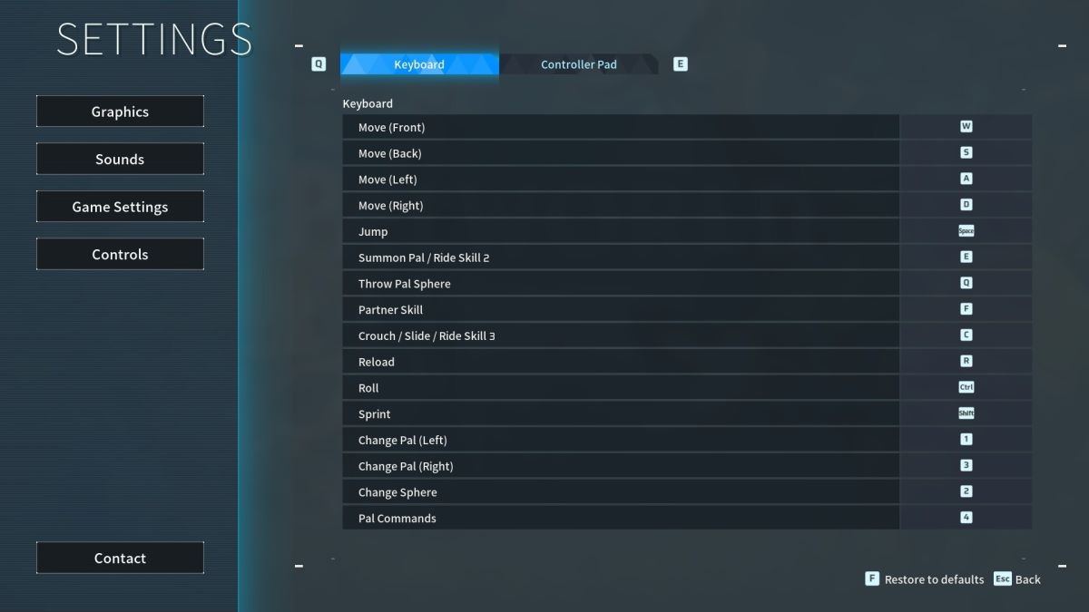 Palworld Controls Guide: All Buttons and Keybinds Listed – GameSkinny