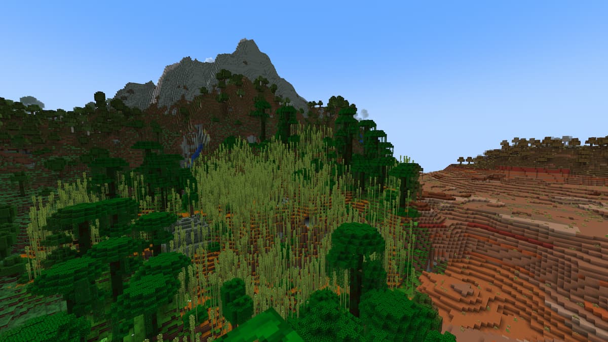 Bambusdschungel in Minecraft