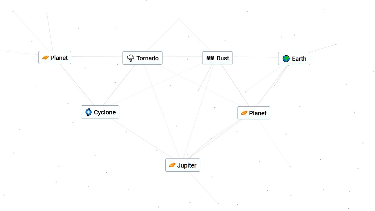 Jupiter planet recipe for Infinite Craft