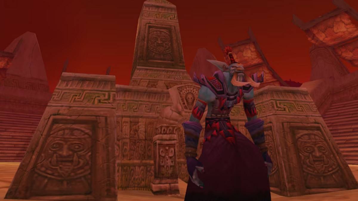 A Troll Zandalari Emissary in WoW Classic: Season of Discovery