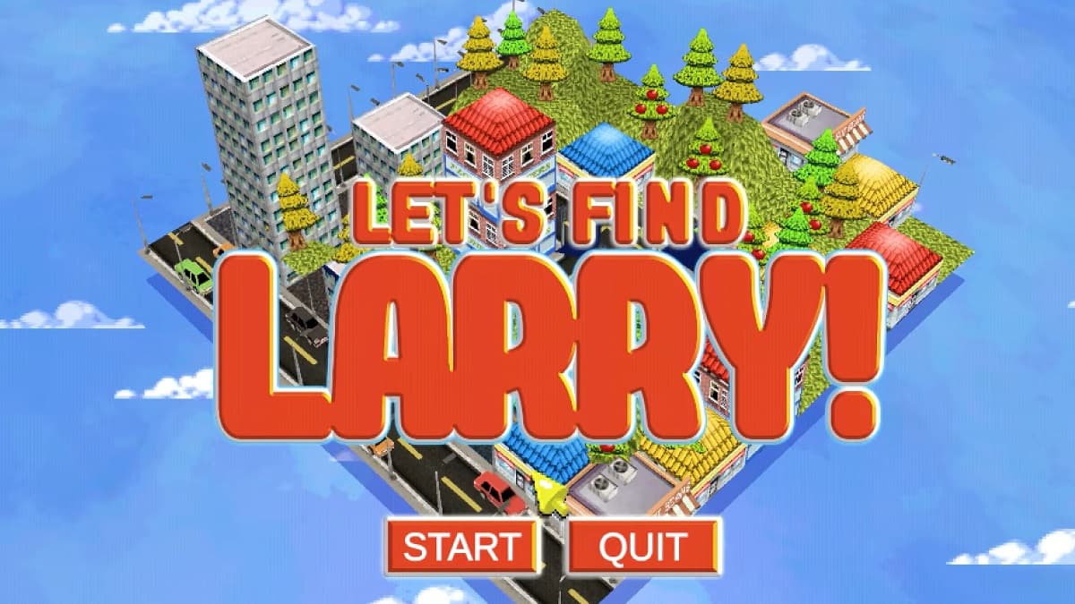 Let's Find Larry Start Menu