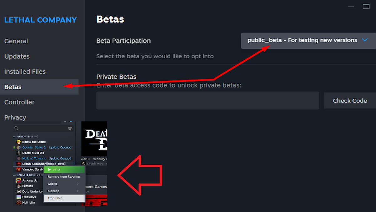 How to Join Public Beta Lethal Company