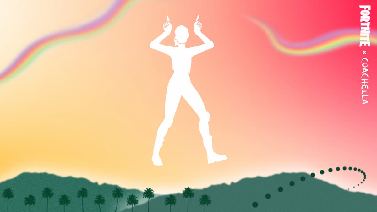 Fortnite silhouette of Rebellious emote