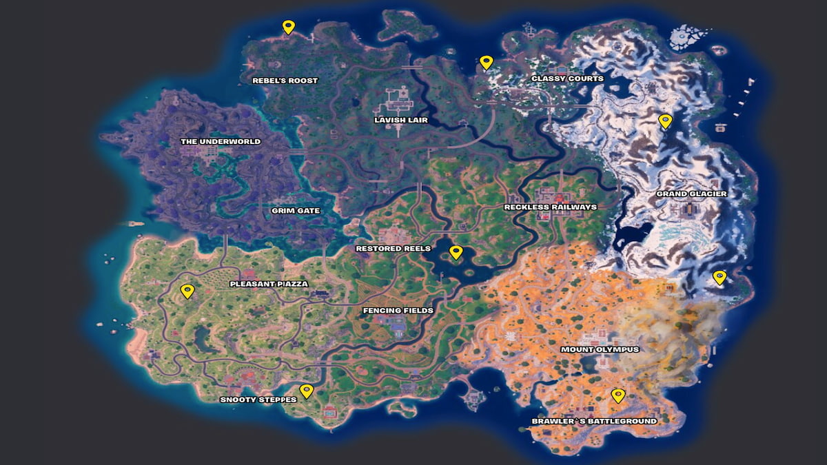 All Elemental Shrine Locations in Fortnite – GameSkinny