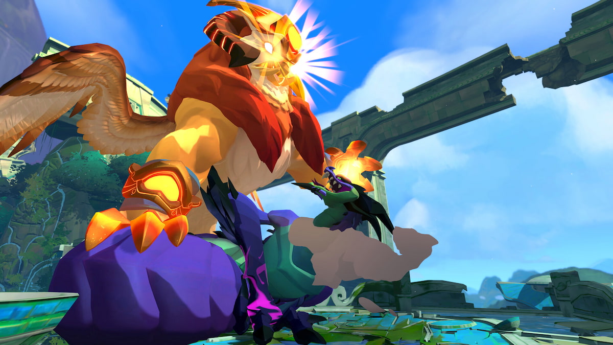 the guardians in gigantic rampage edition fighting each other
