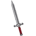 Sword with a red handle