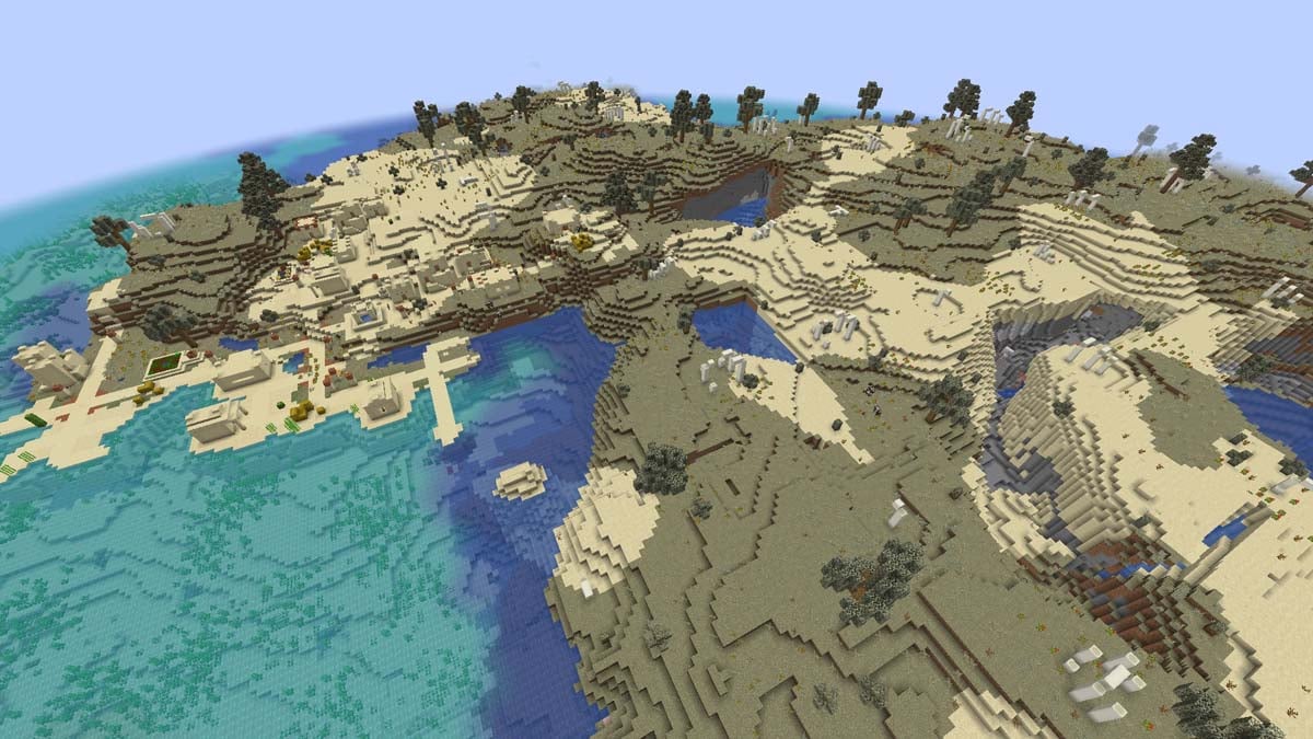 Dryland in Biomes o Plenty mod for Minecraft