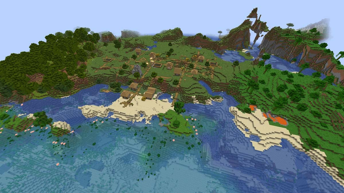 Floodplain, old growth woodland, rainforest in Biomes o Plenty mod for Minecraft
