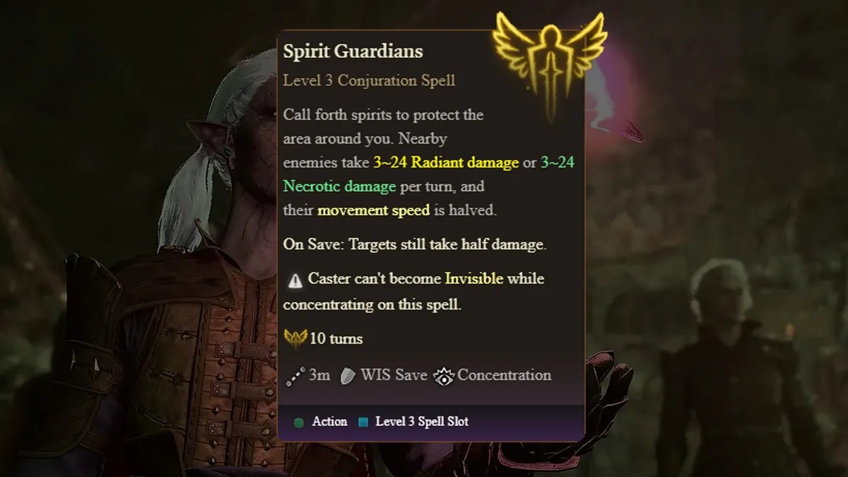 spirit guardians spell description