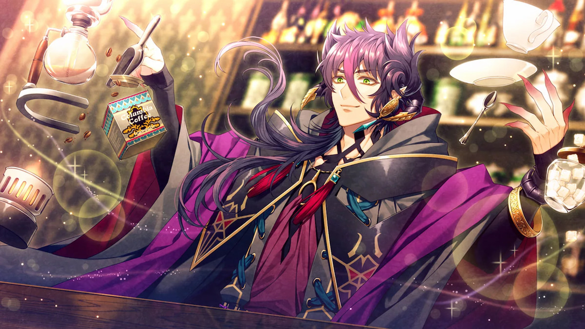 Misyr Rex event image from otome game Cafe Enchante.
