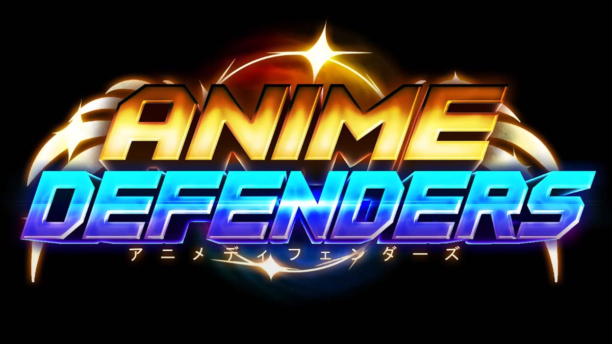Roblox Anime Defenders official logo art