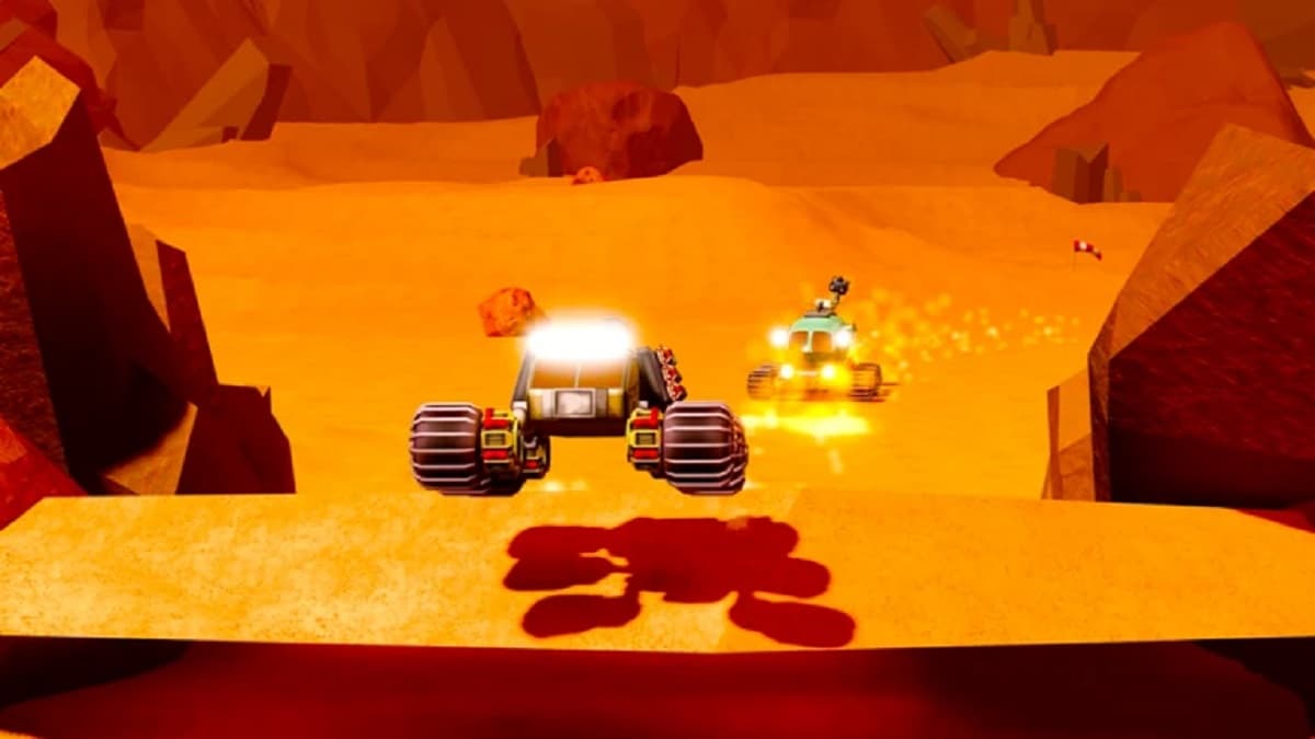 Roblox Mission Mars vehicles racing