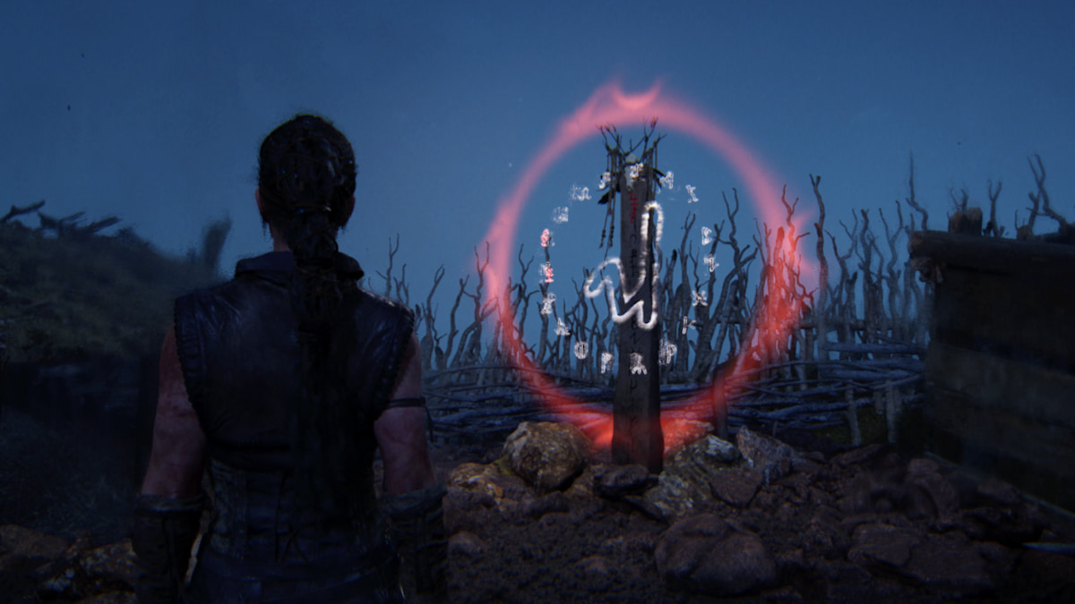 Third lorestangir totem in pillage village in Senua's Saga: Hellblade 2