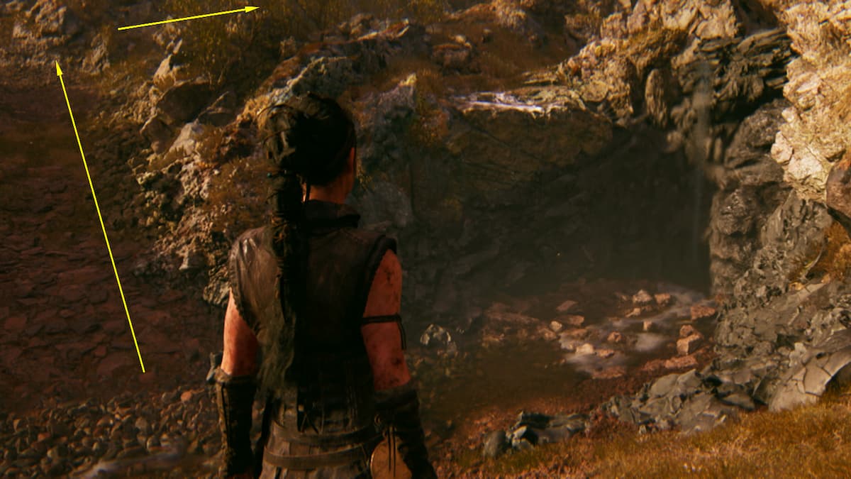 lore totem 15 bottom of waterfall in Senua's Saga Hellblade 2