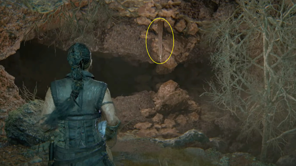 Lorestangir totem 11 in third ball puzzle location in Senua's Sage: Hellblade 2