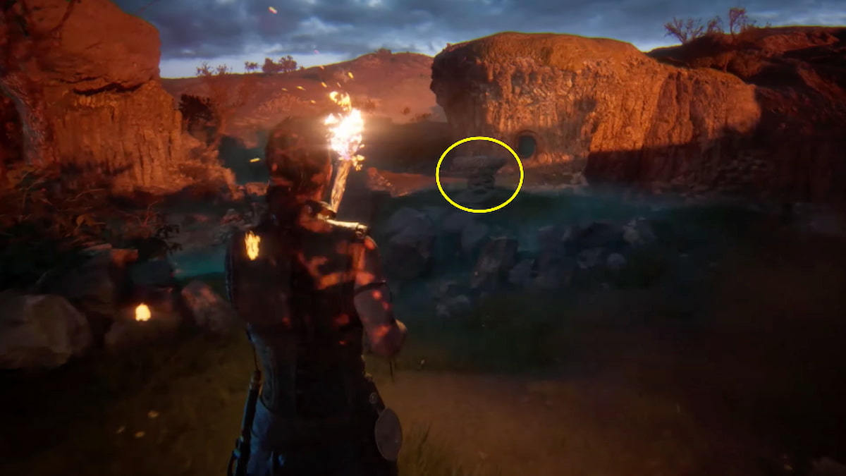 Outdoor brazier number 5 in Senua's Saga: Hellblade 2