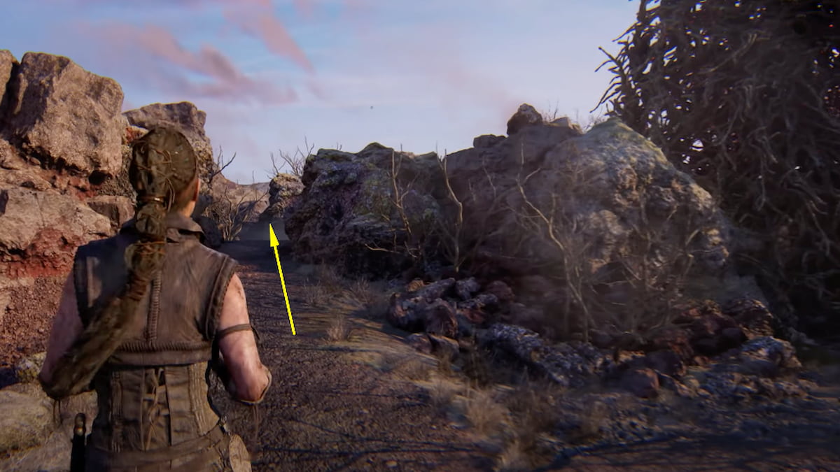 Huldufolk test one, finding ball one in Senua's Saga: Hellblade 2