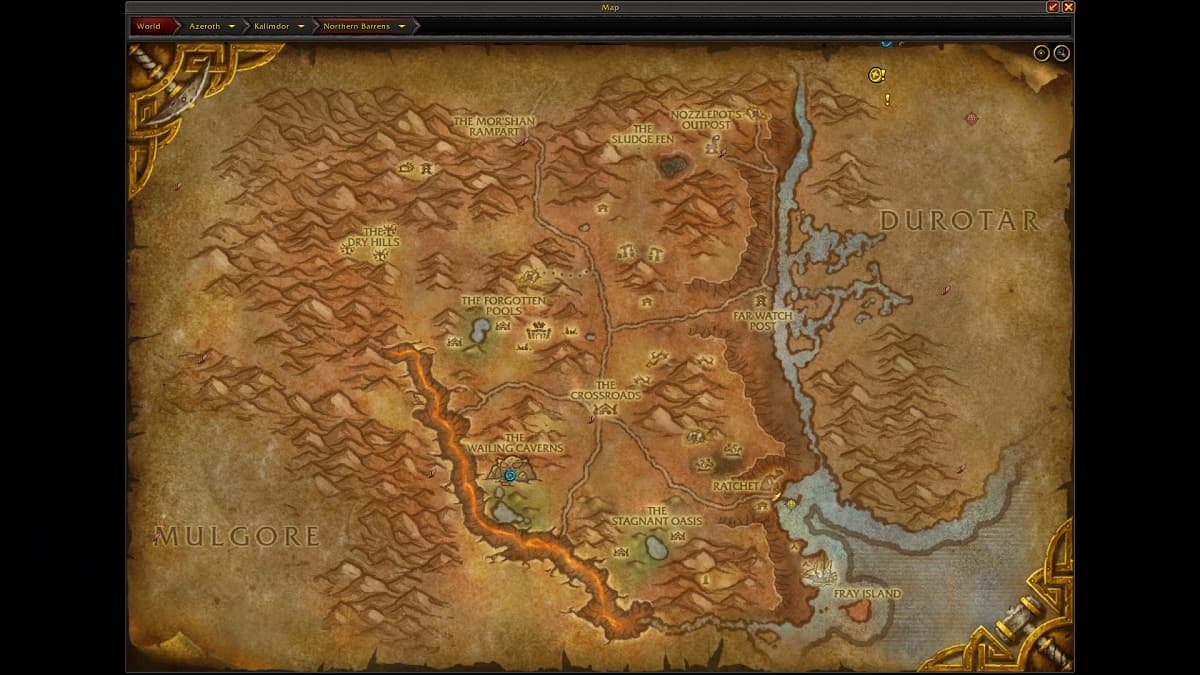 Northern Barrens WoW Cataclysm